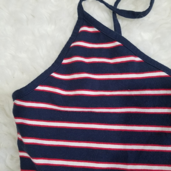 H & M striped basic bodysuit.  Size L - Picture 4 of 10